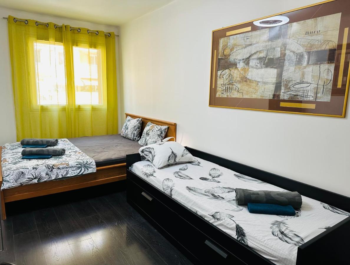 The Nice - 3 Rooms, 3Air Cond, 3Tv, 3Fans, 2 Wc, Wifi Everywhere 5Min Aeroport, Train, Beach, 1Min Tram, 15 Min Centre, Port, Parking Possible Extérieur photo