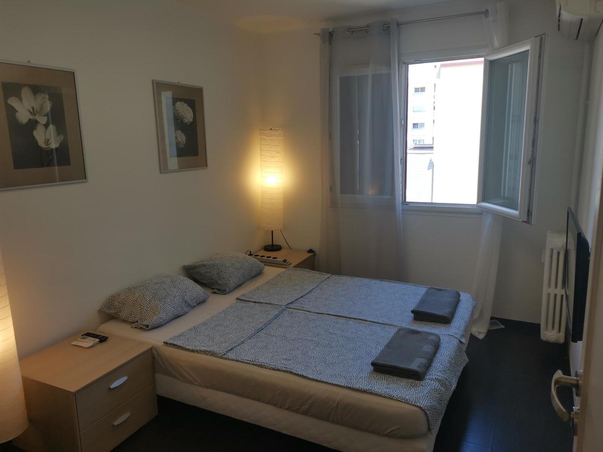 The Nice - 3 Rooms, 3Air Cond, 3Tv, 3Fans, 2 Wc, Wifi Everywhere 5Min Aeroport, Train, Beach, 1Min Tram, 15 Min Centre, Port, Parking Possible Extérieur photo
